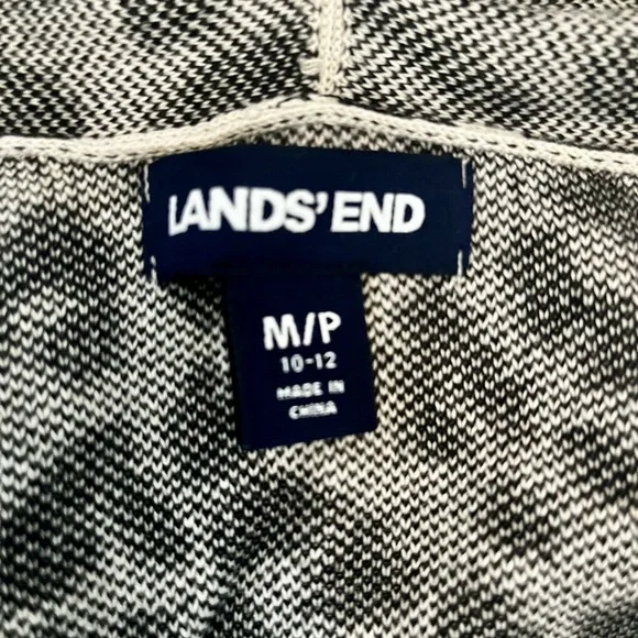 Lands' End Animal Print Long Cardigan - Picture 5 of 5